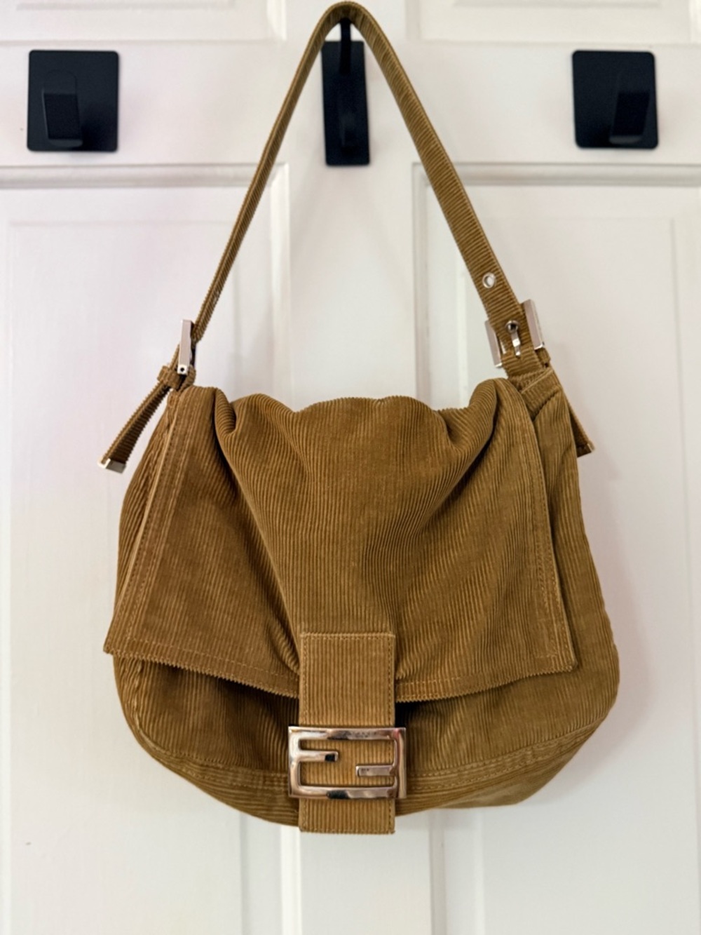 Vintage Fendi Mama Baguette Corduroy